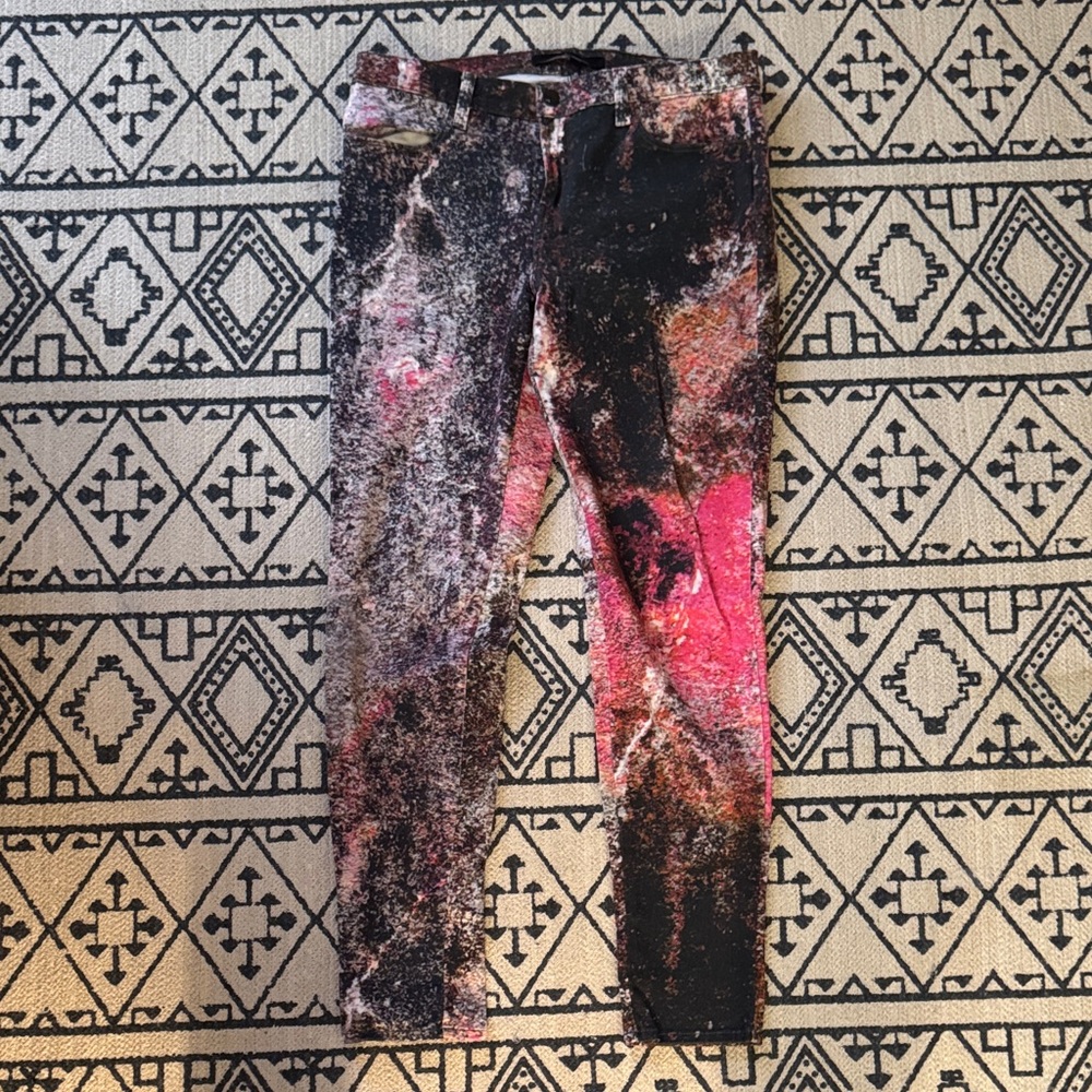 J Brand Multicolor Supernova Skinny Pants